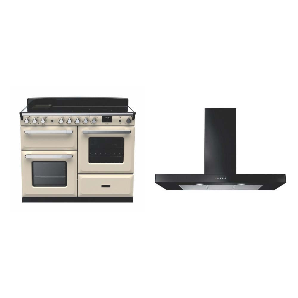 Rangemaster Estel Deluxe Induction Range Cooker & Hood Pack