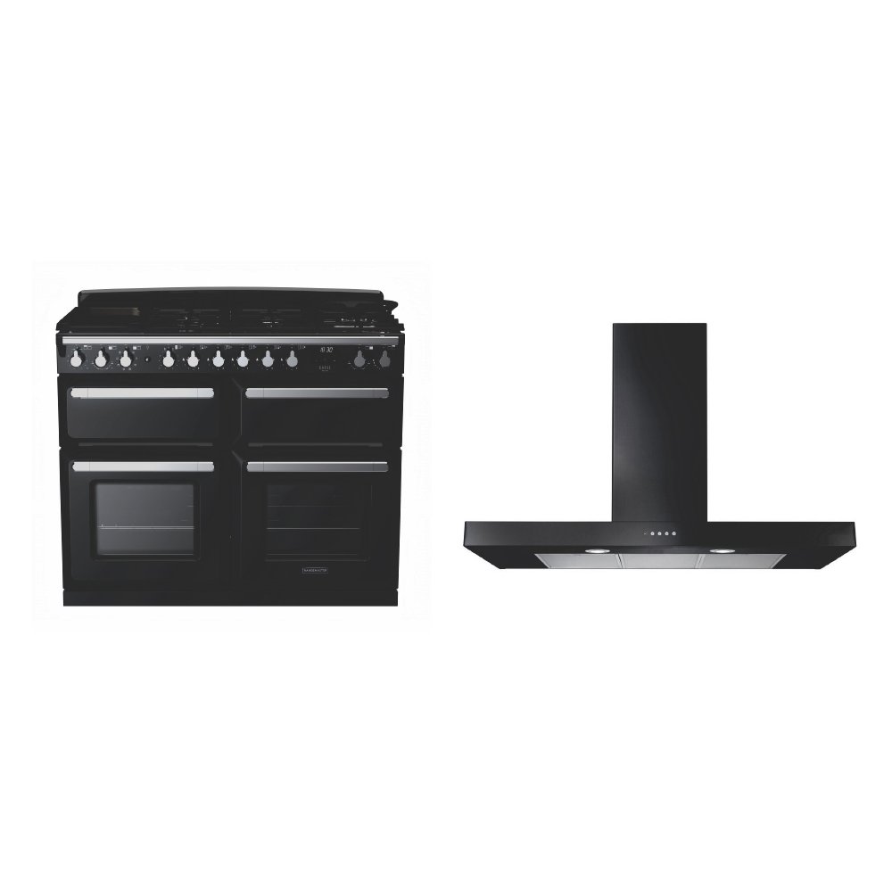 Rangemaster Estel Deluxe Dual Fuel Range Cooker & Hood Pack