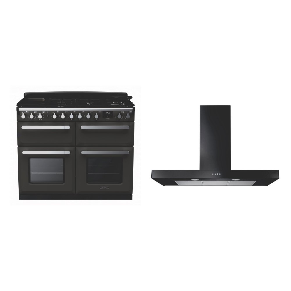 Rangemaster Estel Deluxe Dual Fuel Range Cooker & Hood Pack