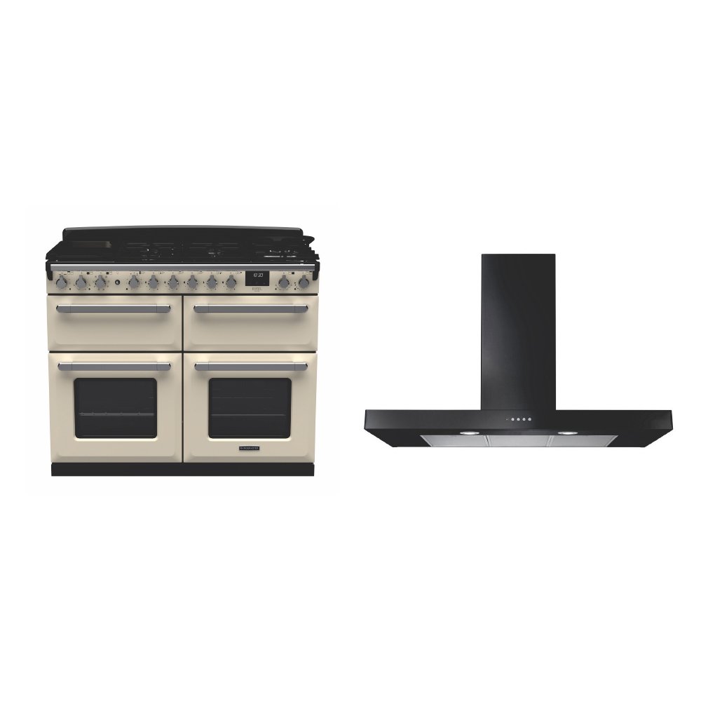 Rangemaster Estel Deluxe Dual Fuel Range Cooker & Hood Pack