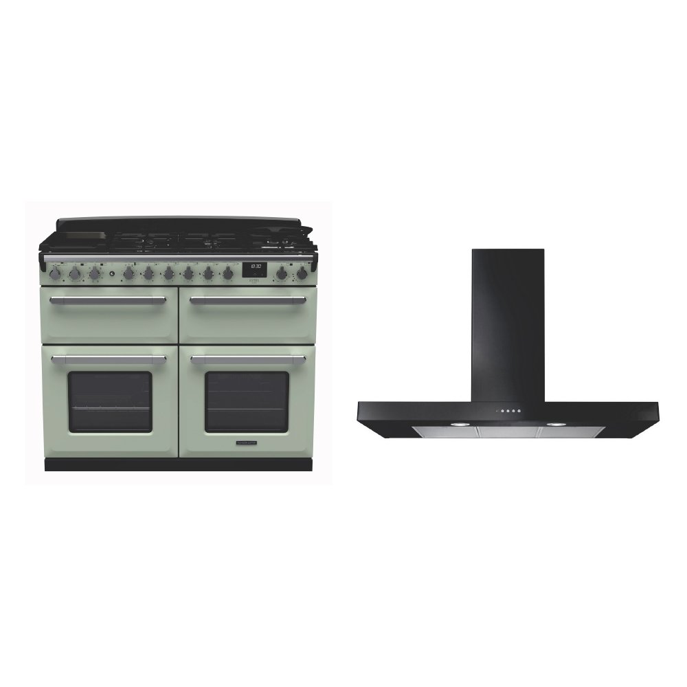 Rangemaster Estel Deluxe Dual Fuel Range Cooker & Hood Pack