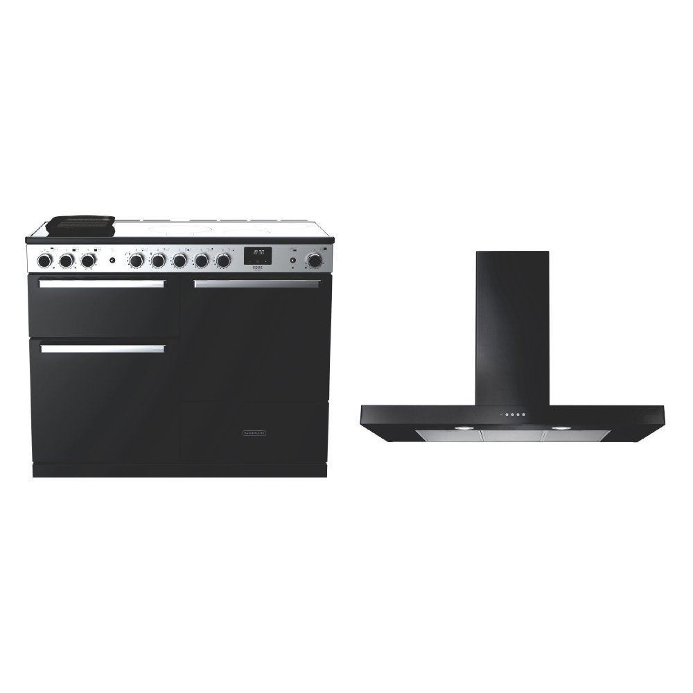 Rangemaster Edge Deluxe Induction Range Cooker & Hood Pack