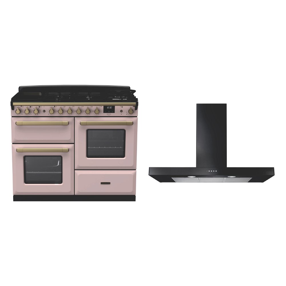 Rangemaster Estel Deluxe Dual Fuel Range Cooker & Hood Pack
