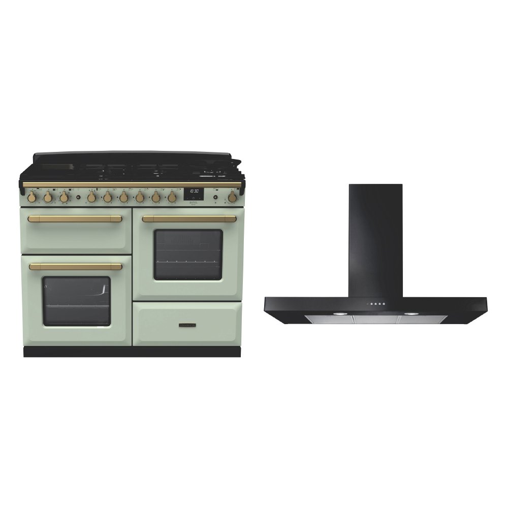 Rangemaster Estel Deluxe Dual Fuel Range Cooker & Hood Pack