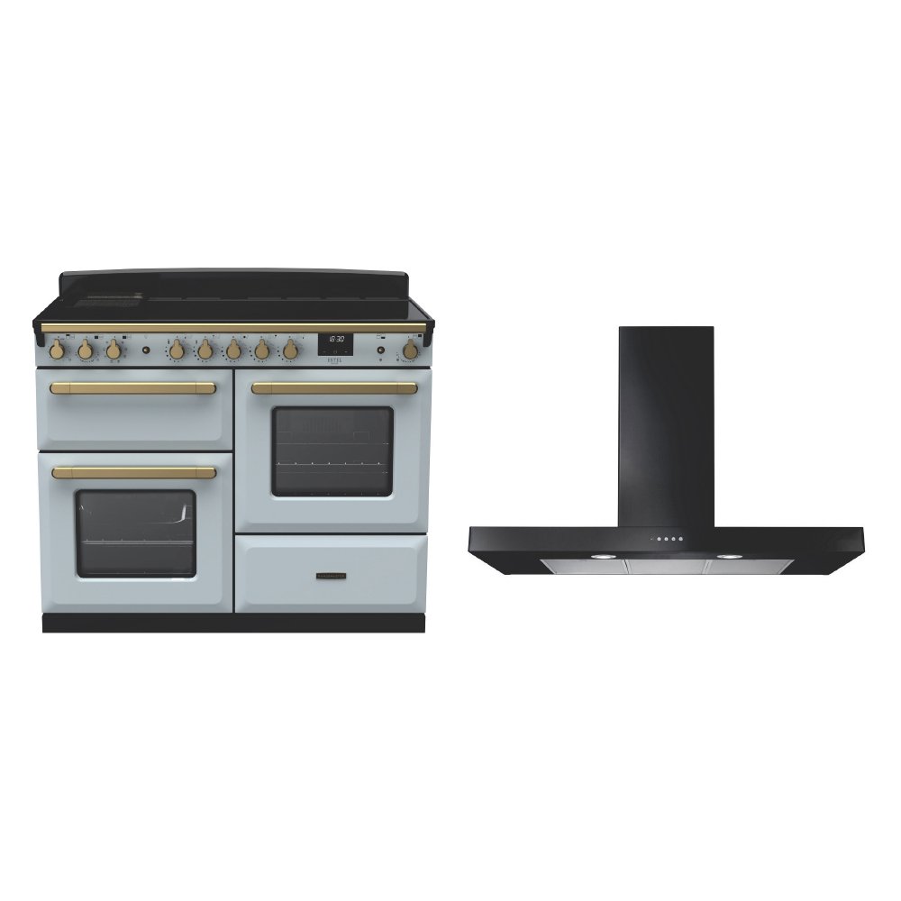 Rangemaster Estel Deluxe Induction Range Cooker & Hood Pack