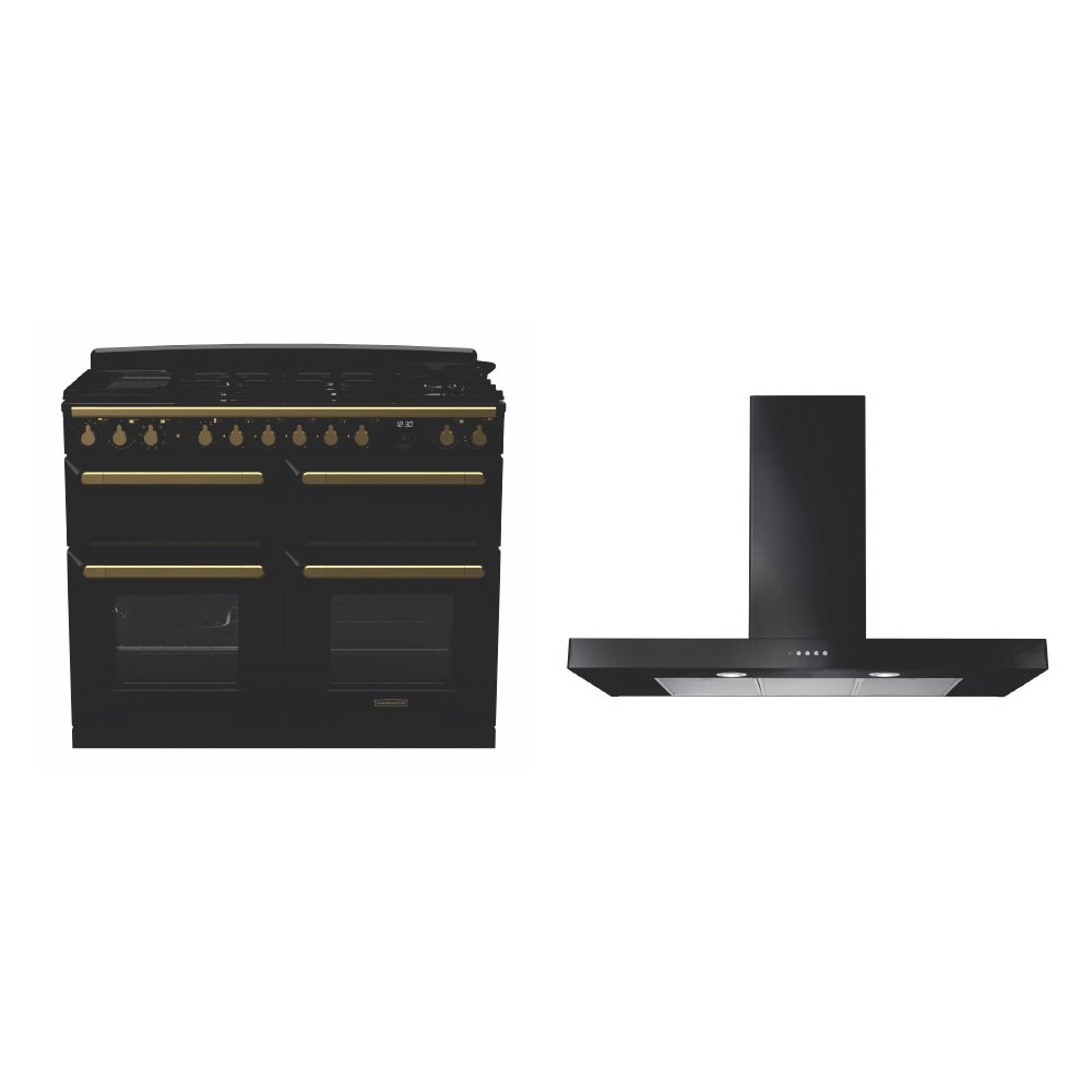 Rangemaster Estel Deluxe Dual Fuel Range Cooker & Hood Pack