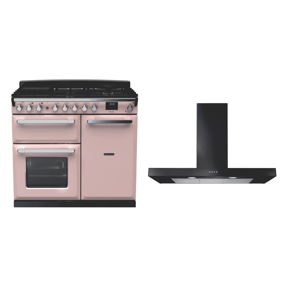 Rangemaster Estel Deluxe Dual Fuel Range Cooker & Hood Pack