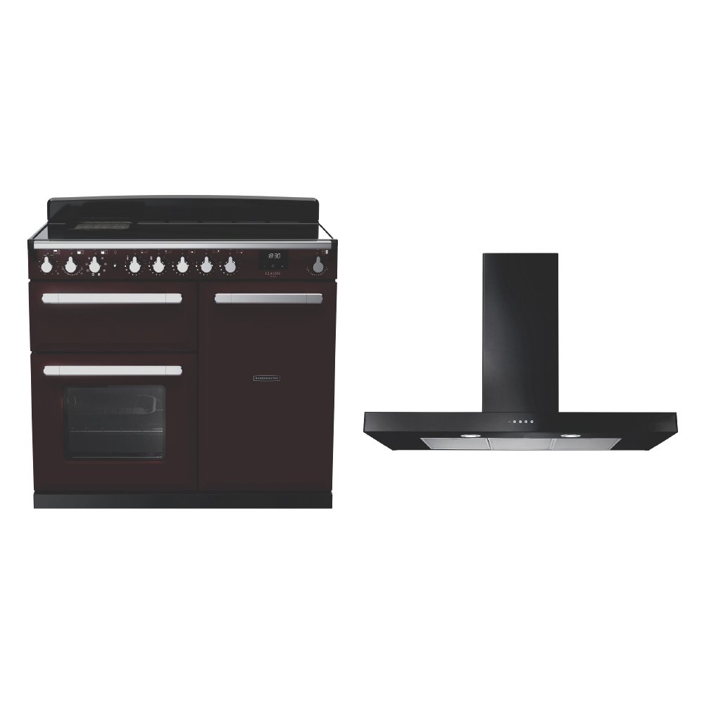 Rangemaster Estel Deluxe Induction Range Cooker & Hood Pack
