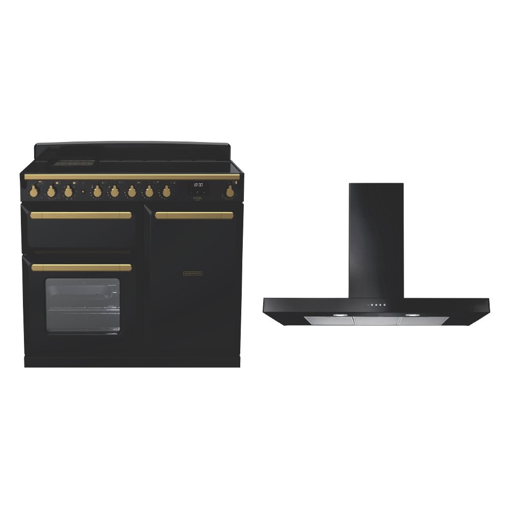 Rangemaster Estel Deluxe Induction Range Cooker & Hood Pack