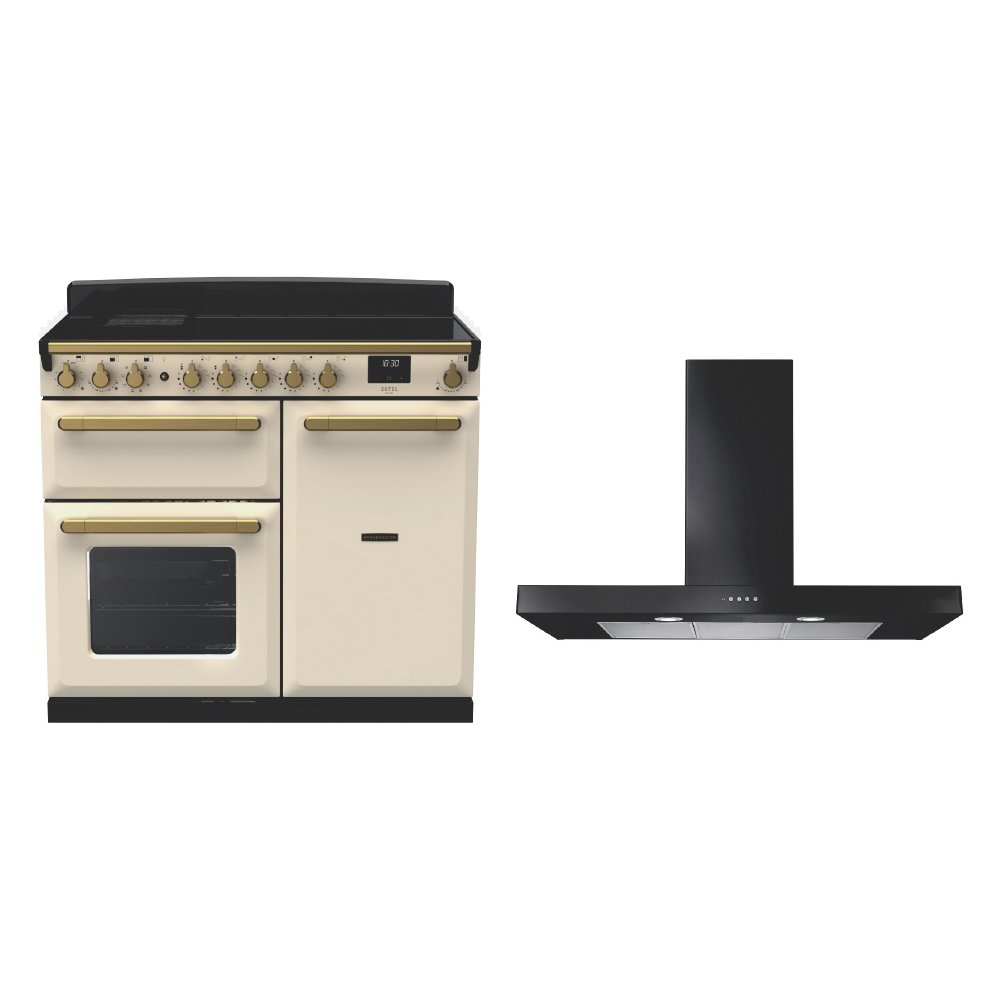 Rangemaster Estel Deluxe Induction Range Cooker & Hood Pack