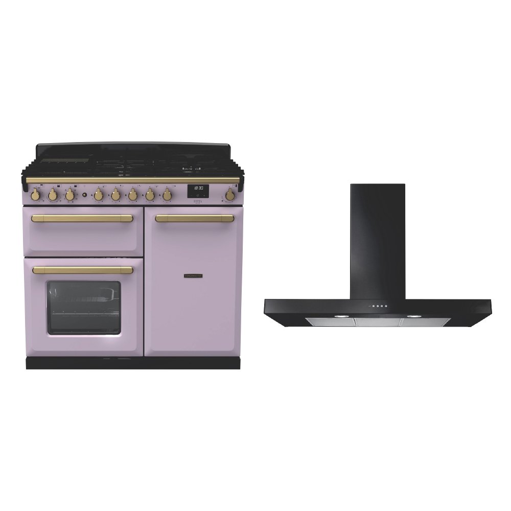 Rangemaster Estel Deluxe Dual Fuel Range Cooker & Hood Pack