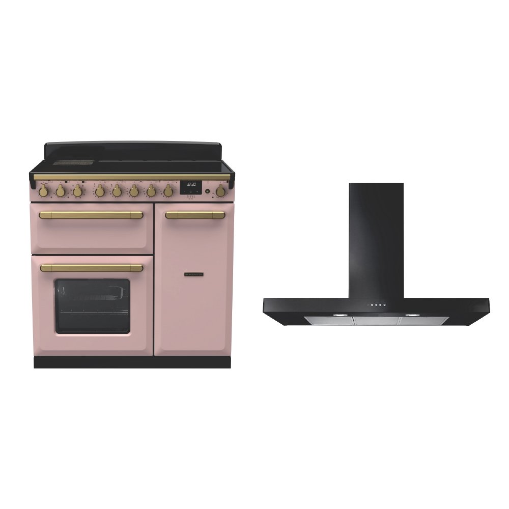 Rangemaster Estel Deluxe Induction Range Cooker & Hood Pack