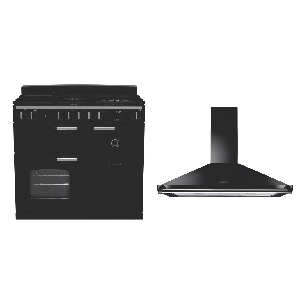 Rangemaster Classic Dual Fuel Range Cooker & Hood Pack