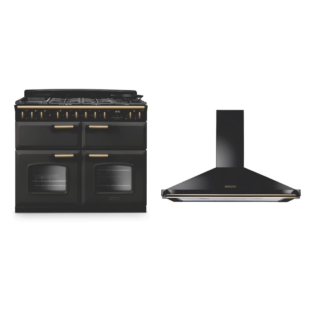 Rangemaster Classic Deluxe Dual Fuel Range Cooker & Hood Pack