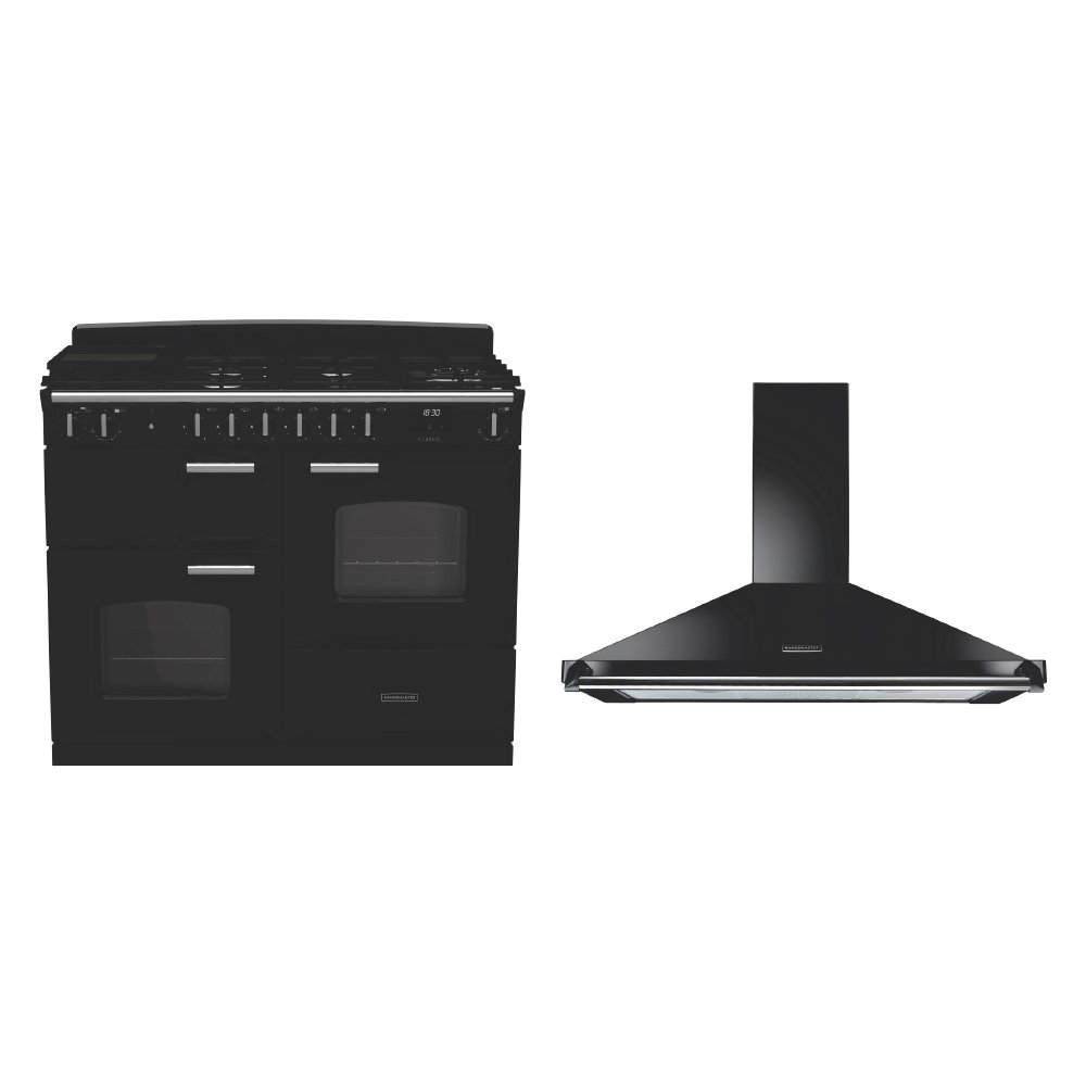 Rangemaster Classic Dual Fuel Range Cooker & Hood Pack
