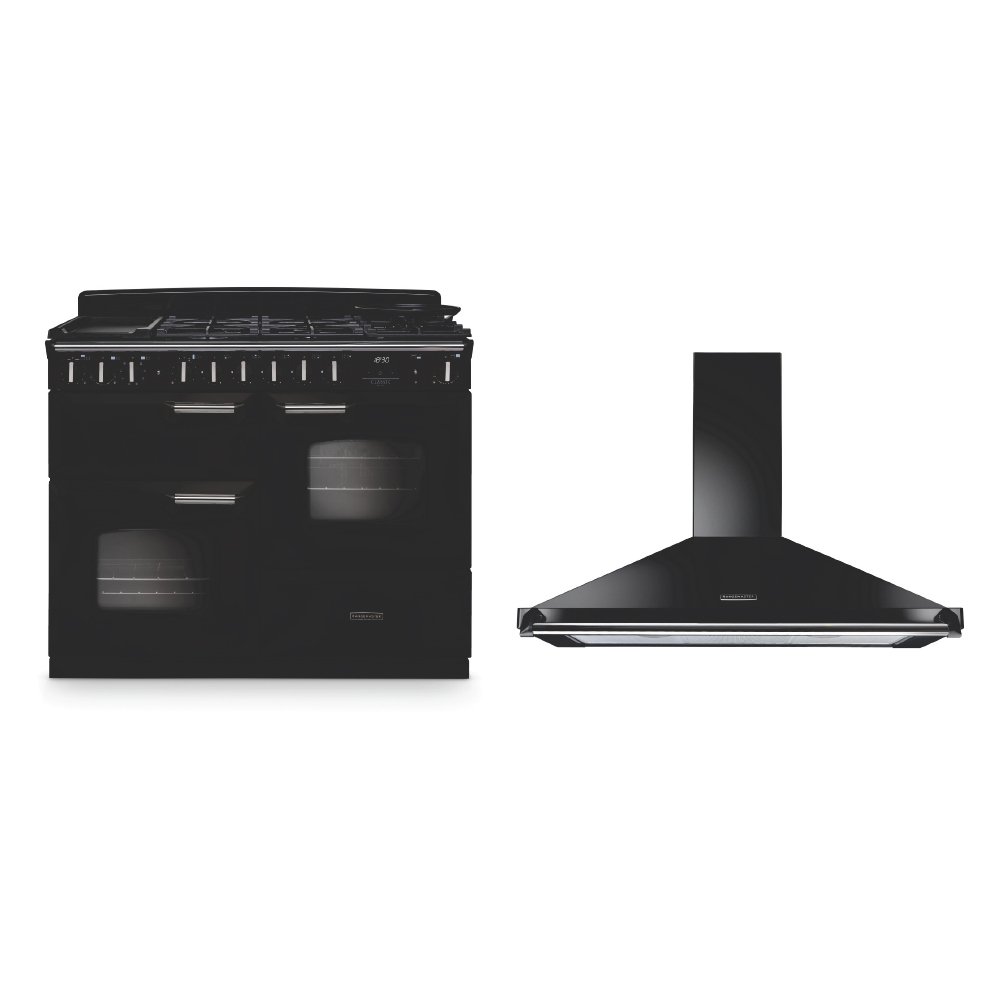 Rangemaster Classic Deluxe Dual Fuel Range Cooker & Hood Pack