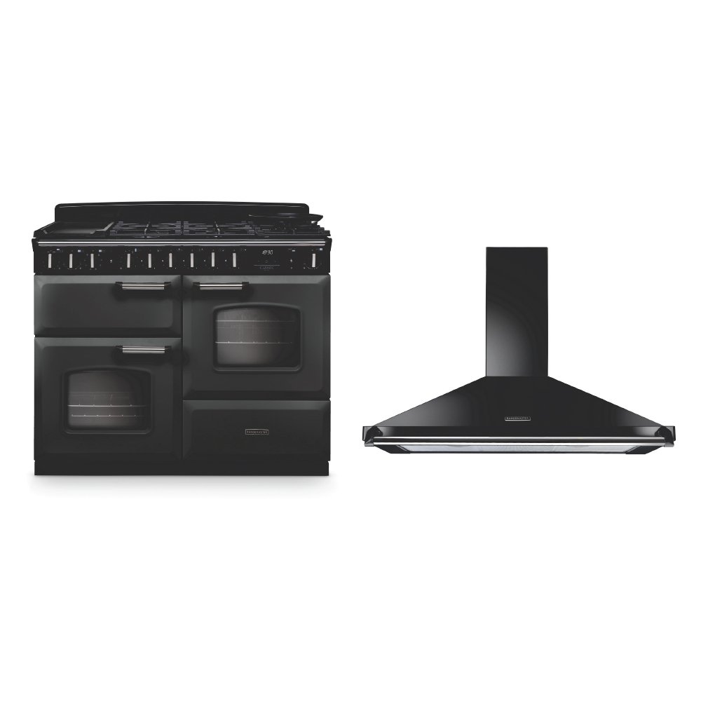 Rangemaster Classic Deluxe Dual Fuel Range Cooker & Hood Pack