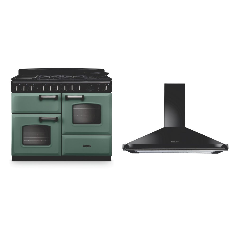 Rangemaster Classic Deluxe Dual Fuel Range Cooker & Hood Pack