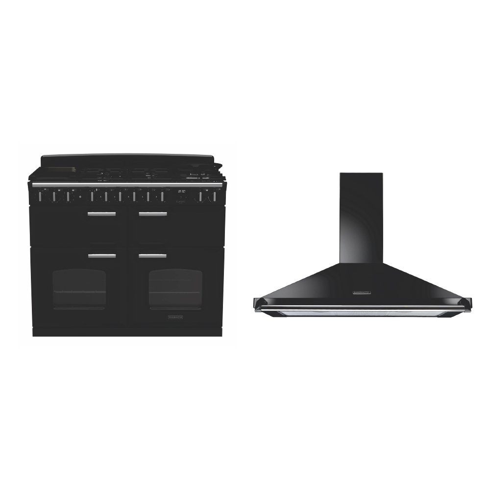 Rangemaster Classic Deluxe Dual Fuel Range Cooker & Hood Pack