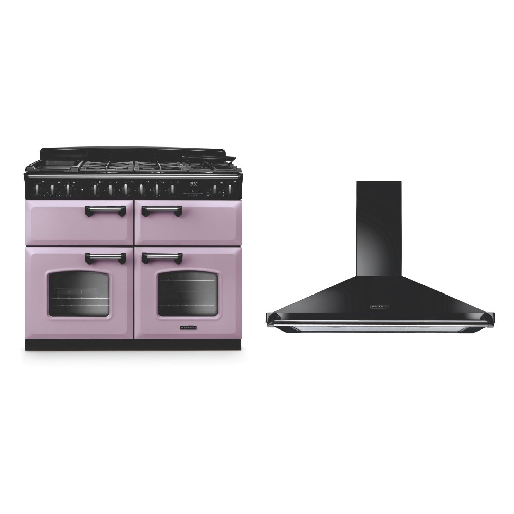 Rangemaster Classic Deluxe Dual Fuel Range Cooker & Hood Pack