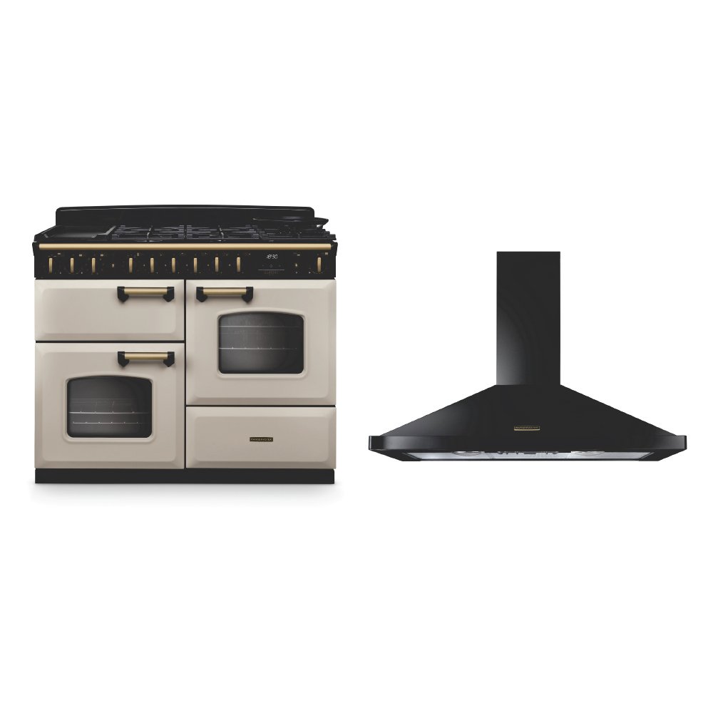 Rangemaster Classic Deluxe Dual Fuel Range Cooker & Hood Pack