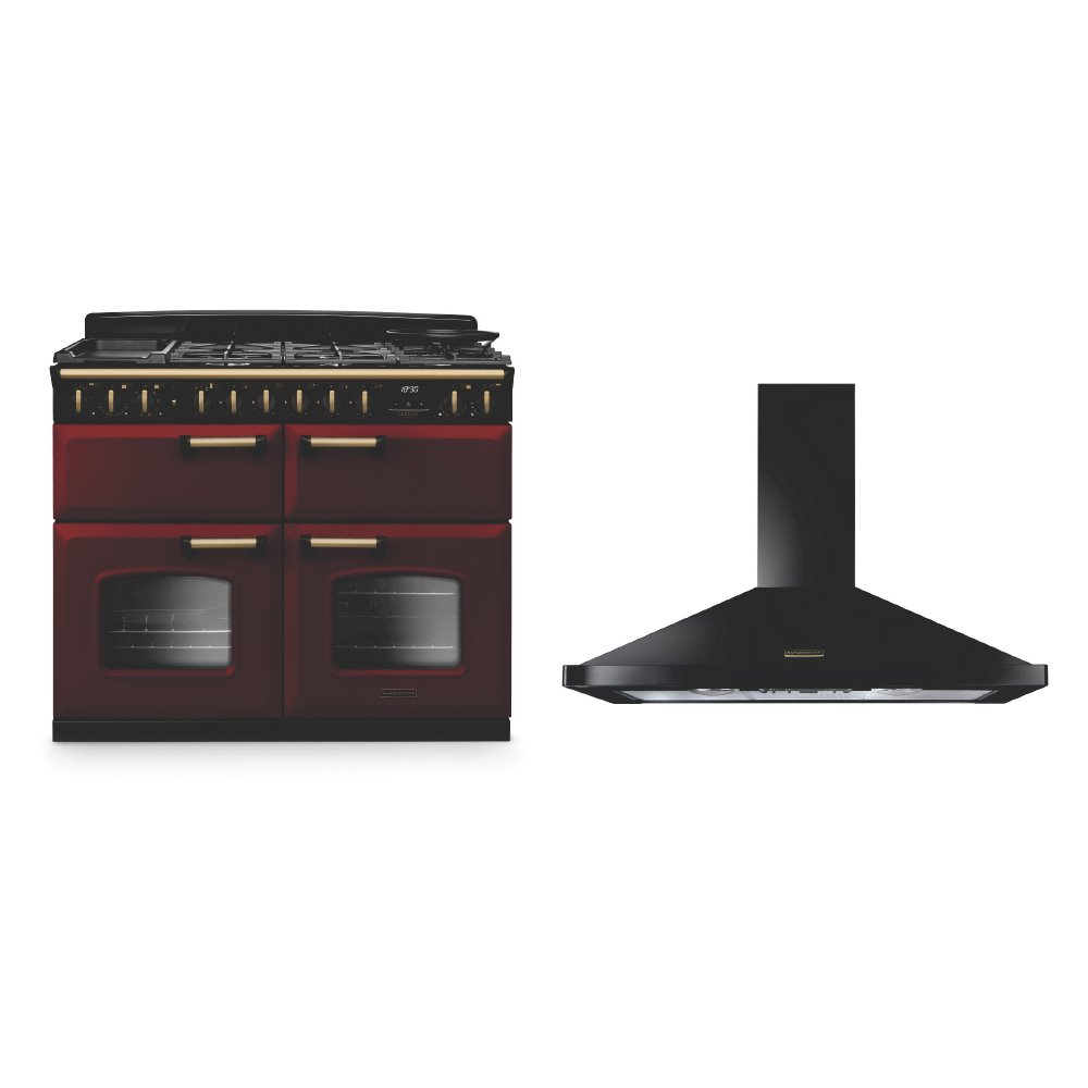 Rangemaster Classic Deluxe Dual Fuel Range Cooker & Hood Pack