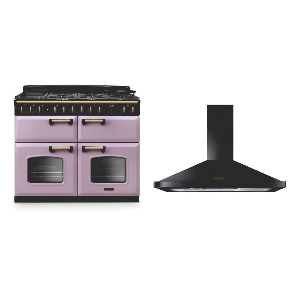 Rangemaster Classic Deluxe Dual Fuel Range Cooker & Hood Pack