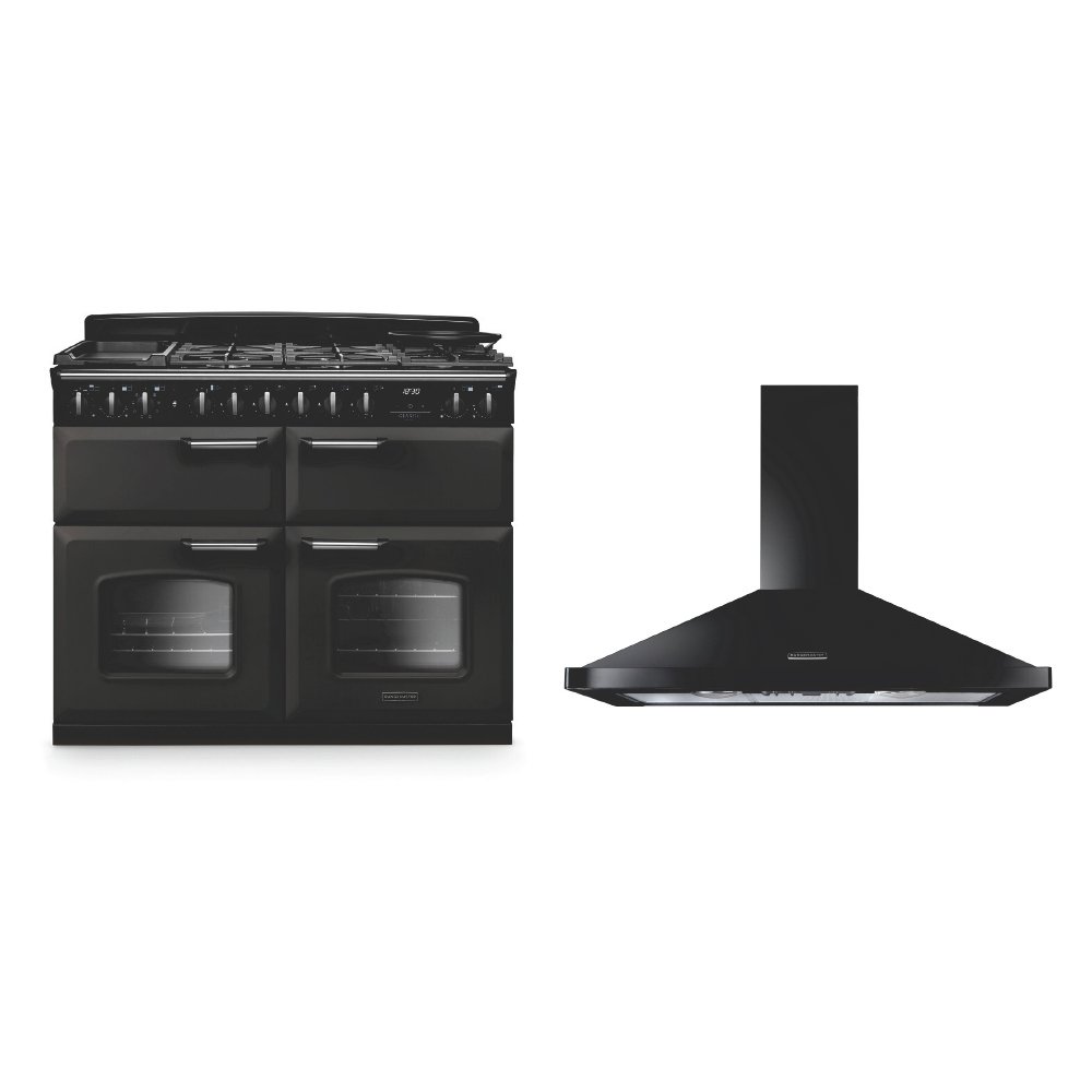 Rangemaster Classic Deluxe Dual Fuel Range Cooker & Hood Pack