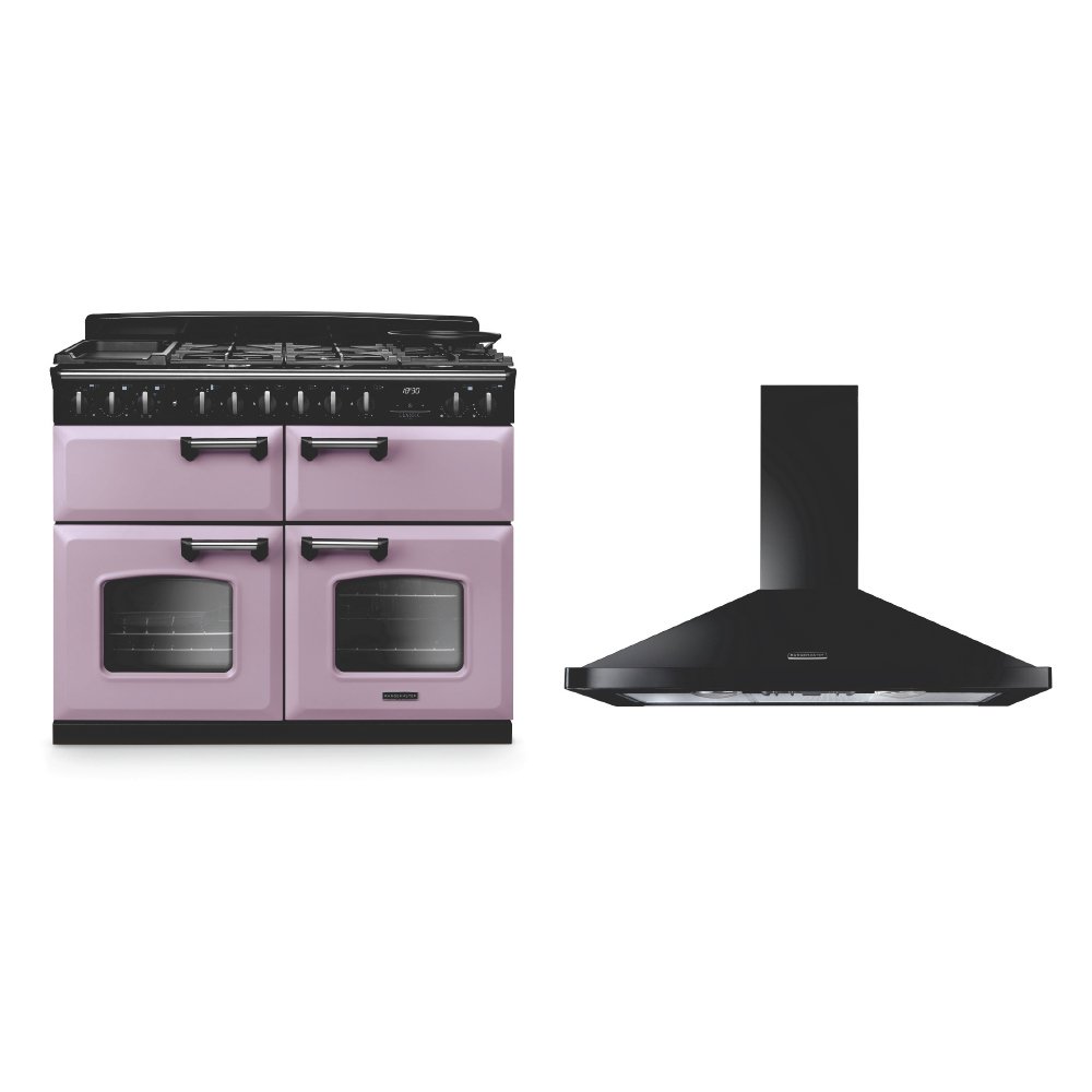 Rangemaster Classic Deluxe Dual Fuel Range Cooker & Hood Pack