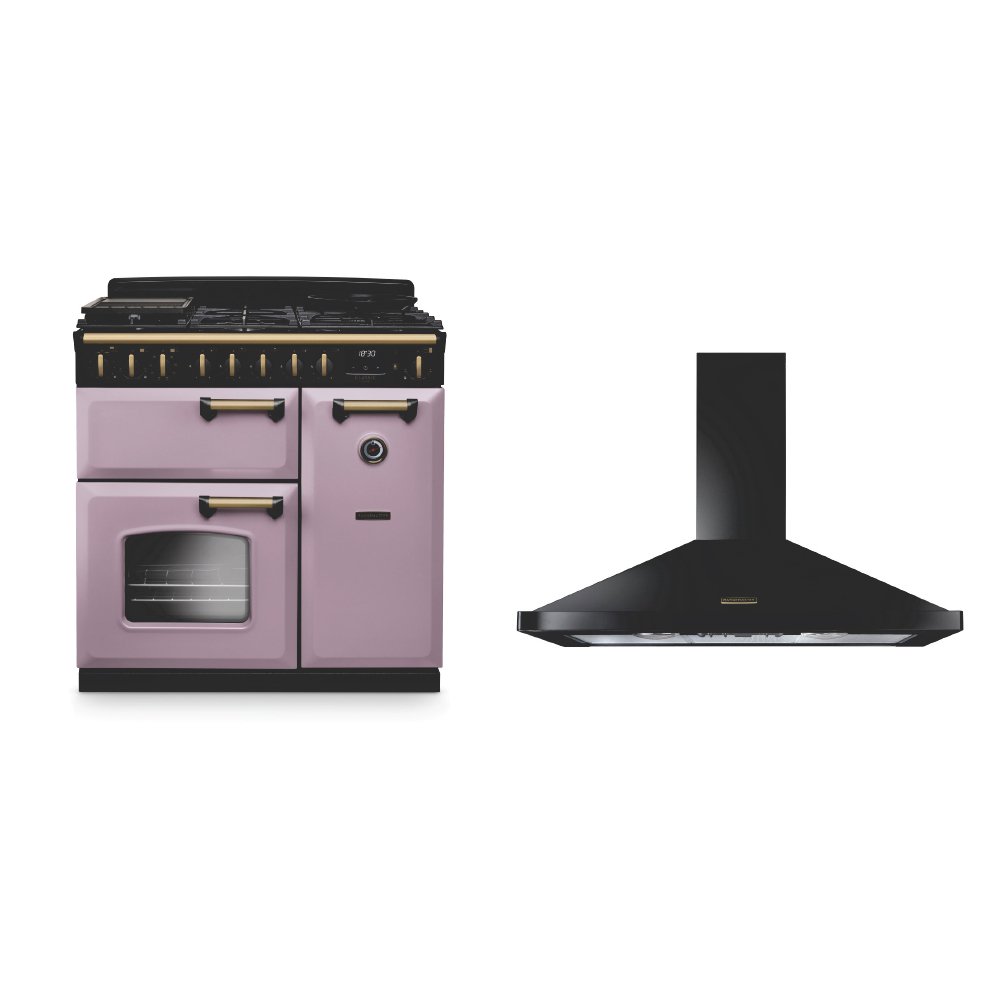 Rangemaster Classic Deluxe Dual Fuel Range Cooker & Hood Pack