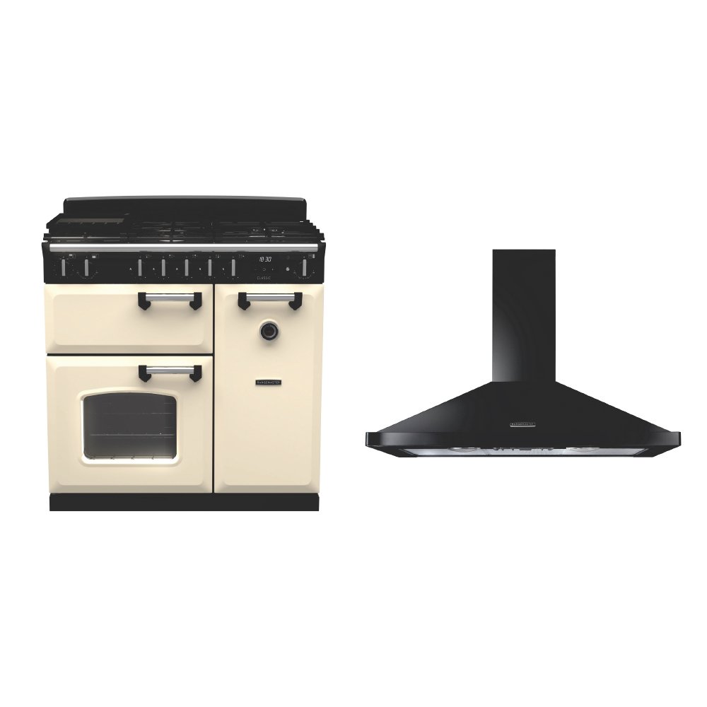Rangemaster Classic Dual Fuel Range Cooker & Hood Pack