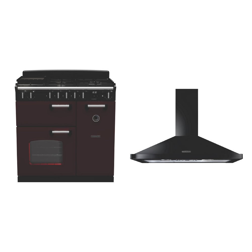 Rangemaster Classic Dual Fuel Range Cooker & Hood Pack