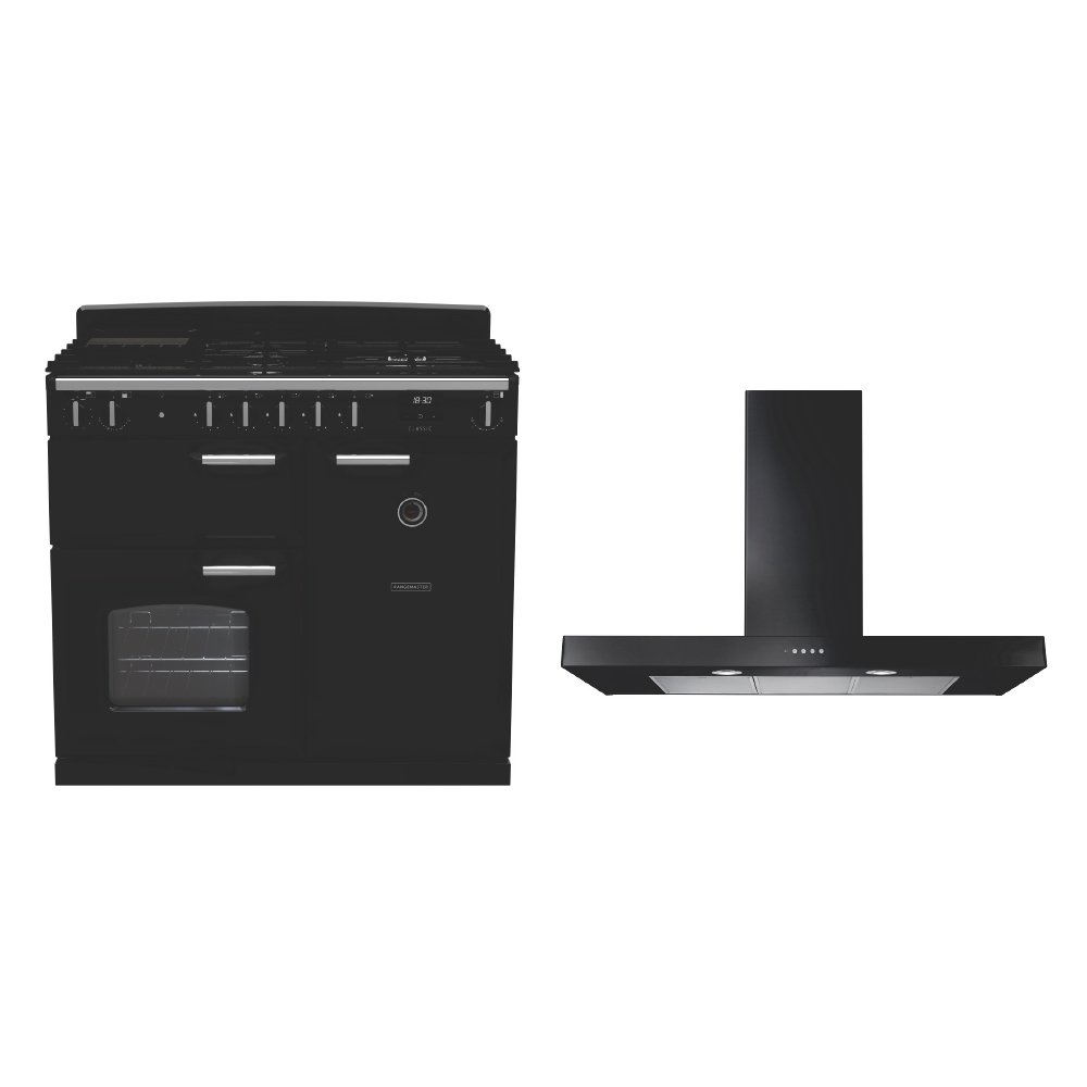 Rangemaster Classic Dual Fuel Range Cooker & Hood Pack