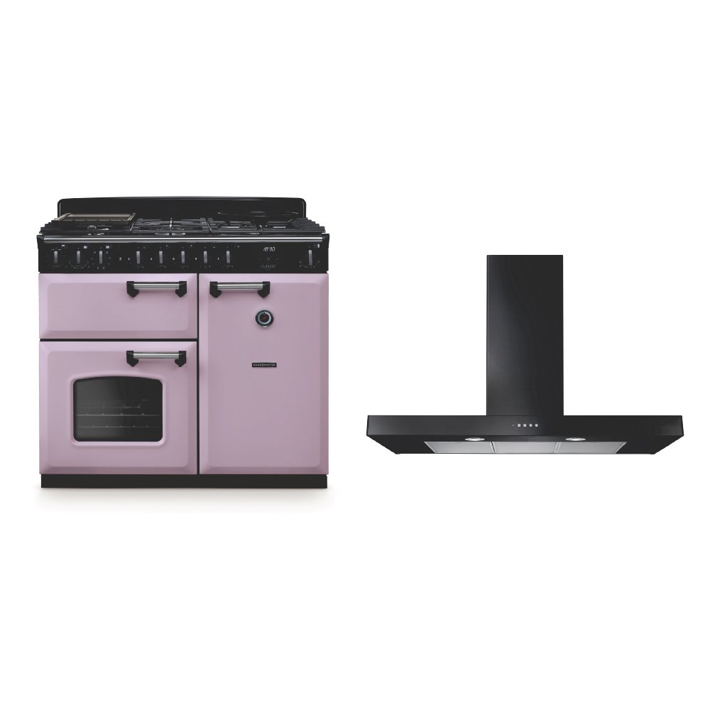 Rangemaster Classic Deluxe Dual Fuel Range Cooker & Hood Pack