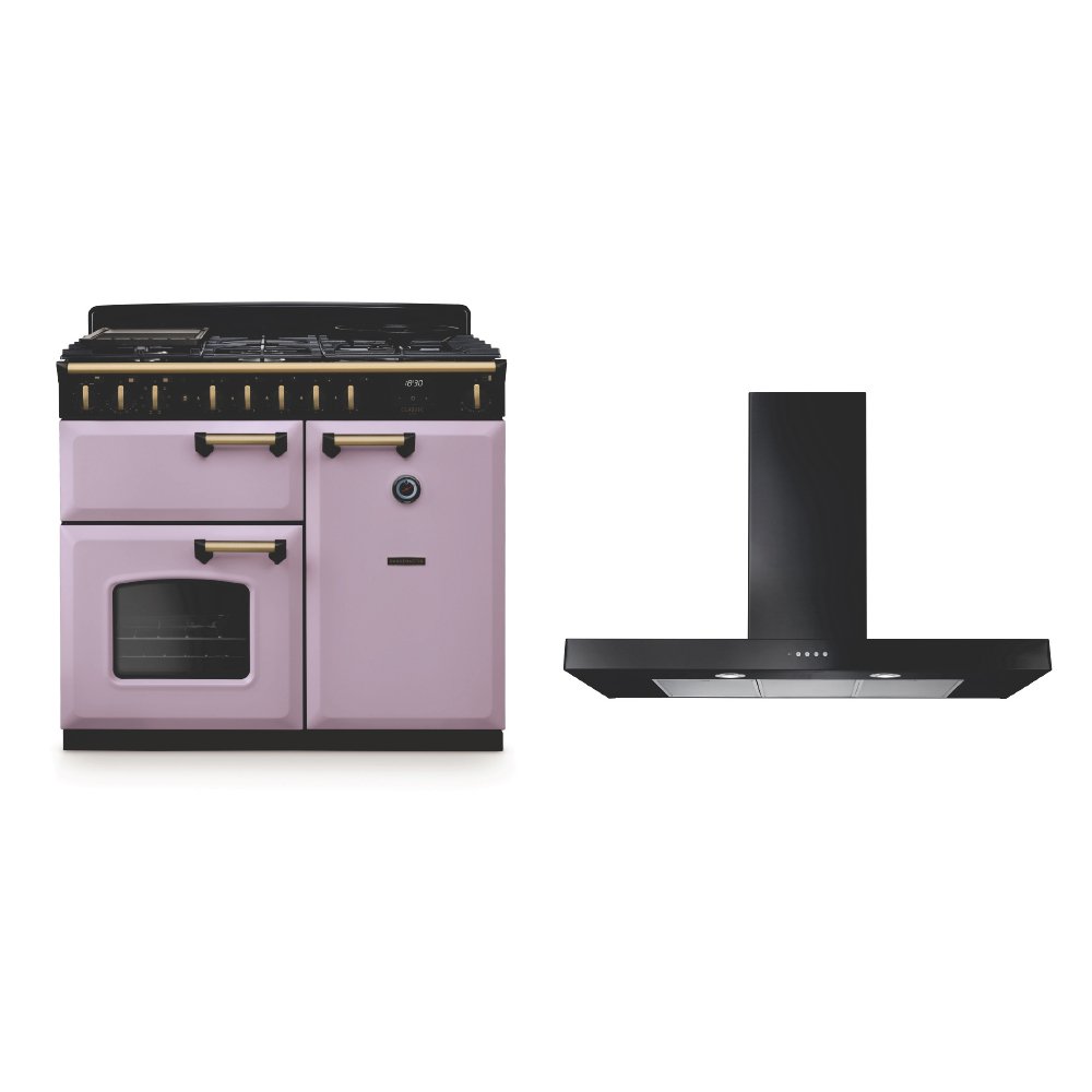 Rangemaster Classic Deluxe Dual Fuel Range Cooker & Hood Pack