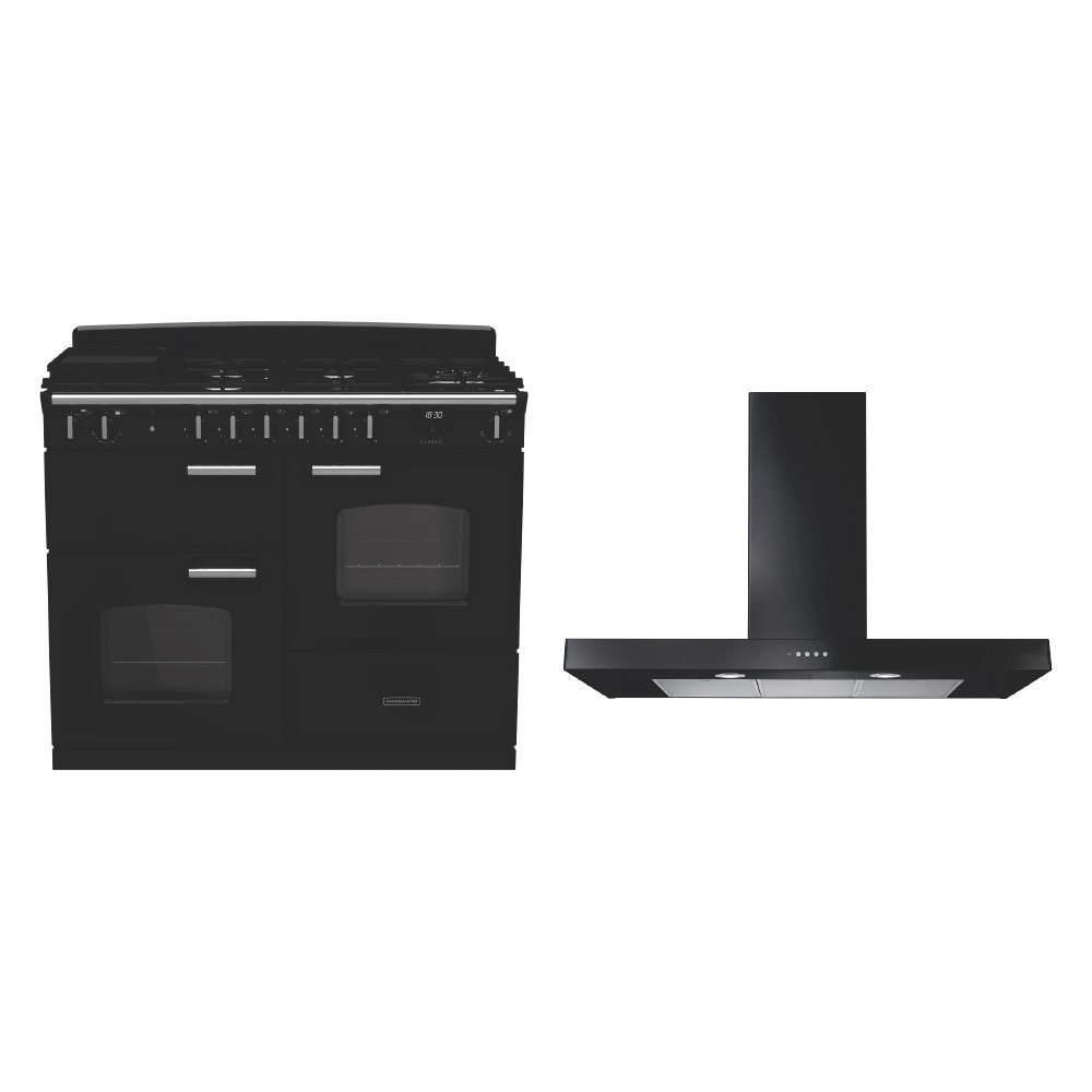 Rangemaster Classic Dual Fuel Range Cooker & Hood Pack