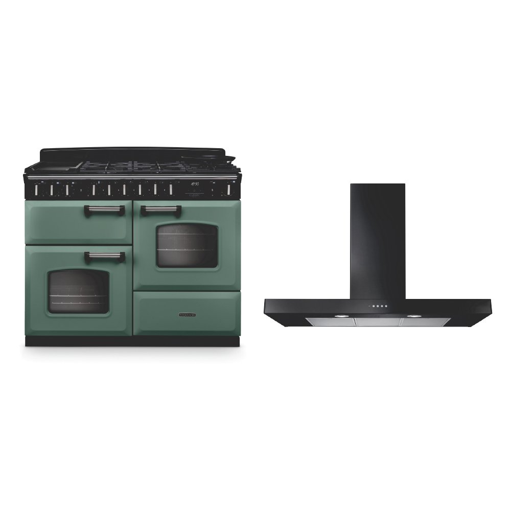 Rangemaster Classic Deluxe Dual Fuel Range Cooker & Hood Pack