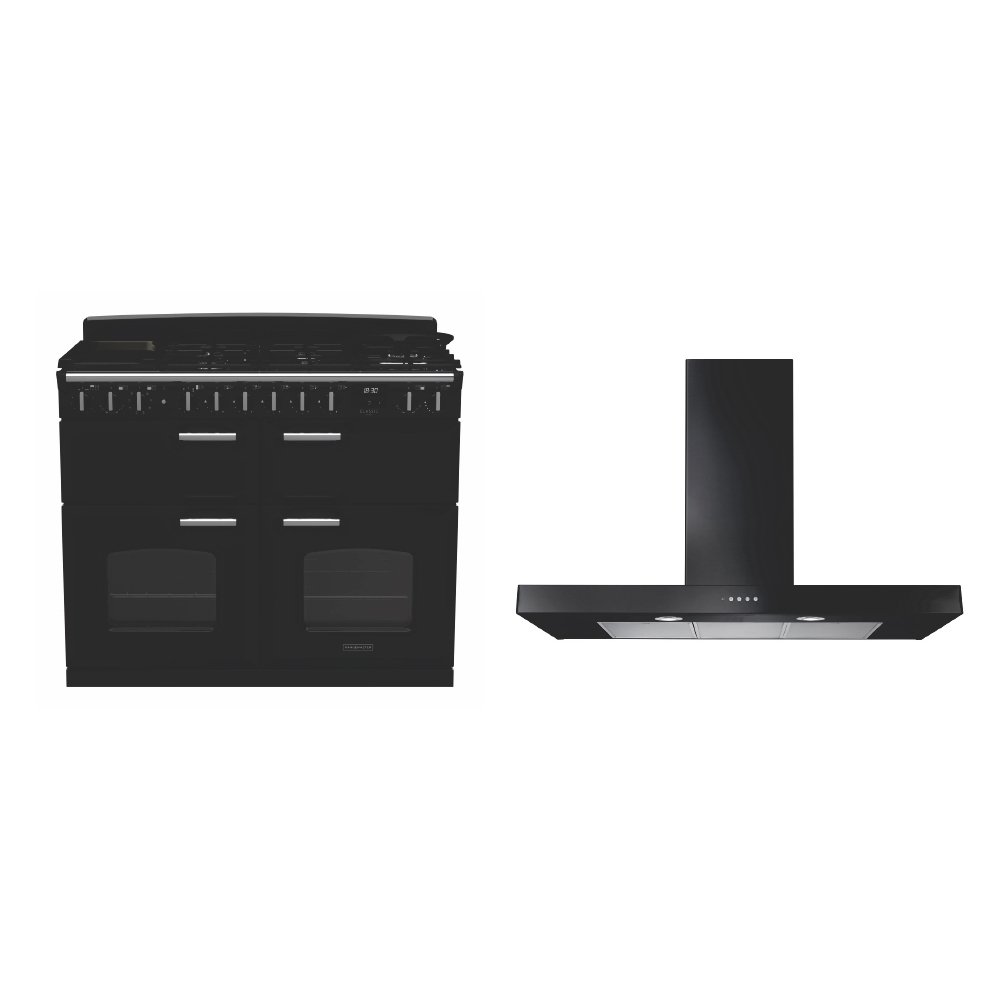 Rangemaster Classic Deluxe Dual Fuel Range Cooker & Hood Pack