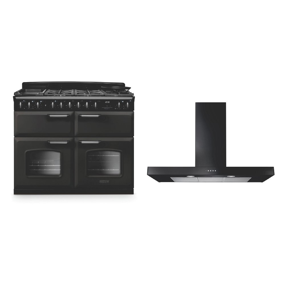 Rangemaster Classic Deluxe Dual Fuel Range Cooker & Hood Pack