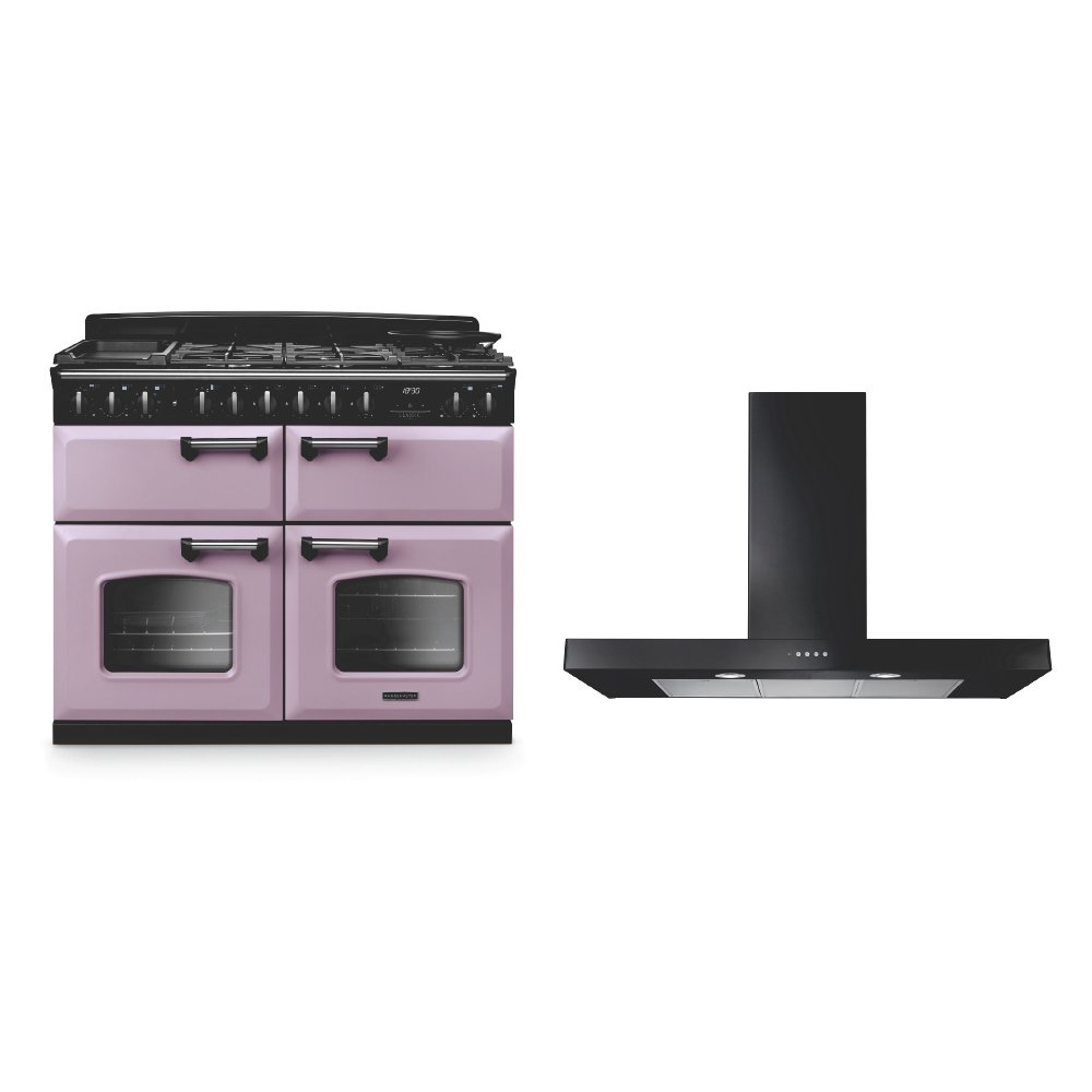 Rangemaster Classic Deluxe Dual Fuel Range Cooker & Hood Pack