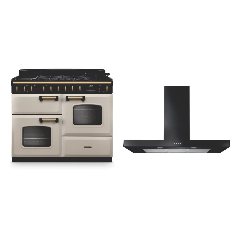 Rangemaster Classic Deluxe Dual Fuel Range Cooker & Hood Pack