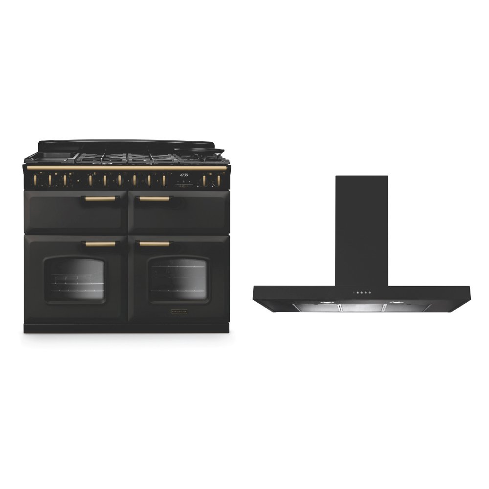 Rangemaster Classic Deluxe Dual Fuel Range Cooker & Hood Pack