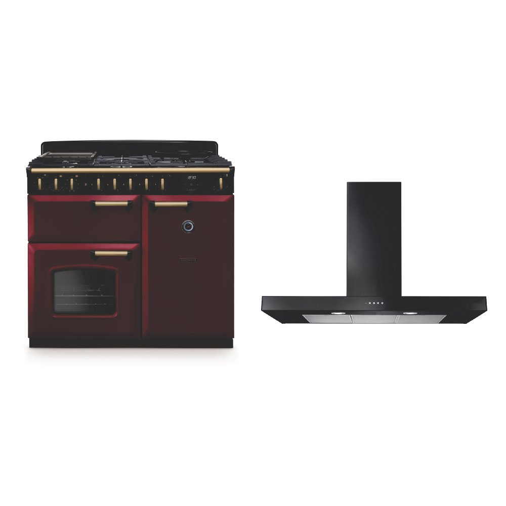 Rangemaster Classic Deluxe Dual Fuel Range Cooker & Hood Pack
