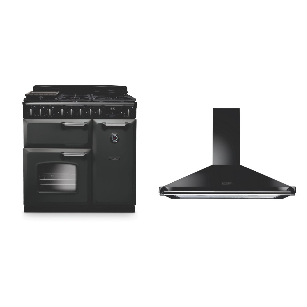 Rangemaster Classic Deluxe Dual Fuel Range Cooker & Hood Pack