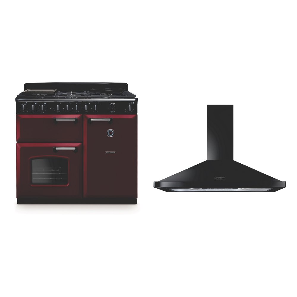 Rangemaster Classic Deluxe Dual Fuel Range Cooker & Hood Pack