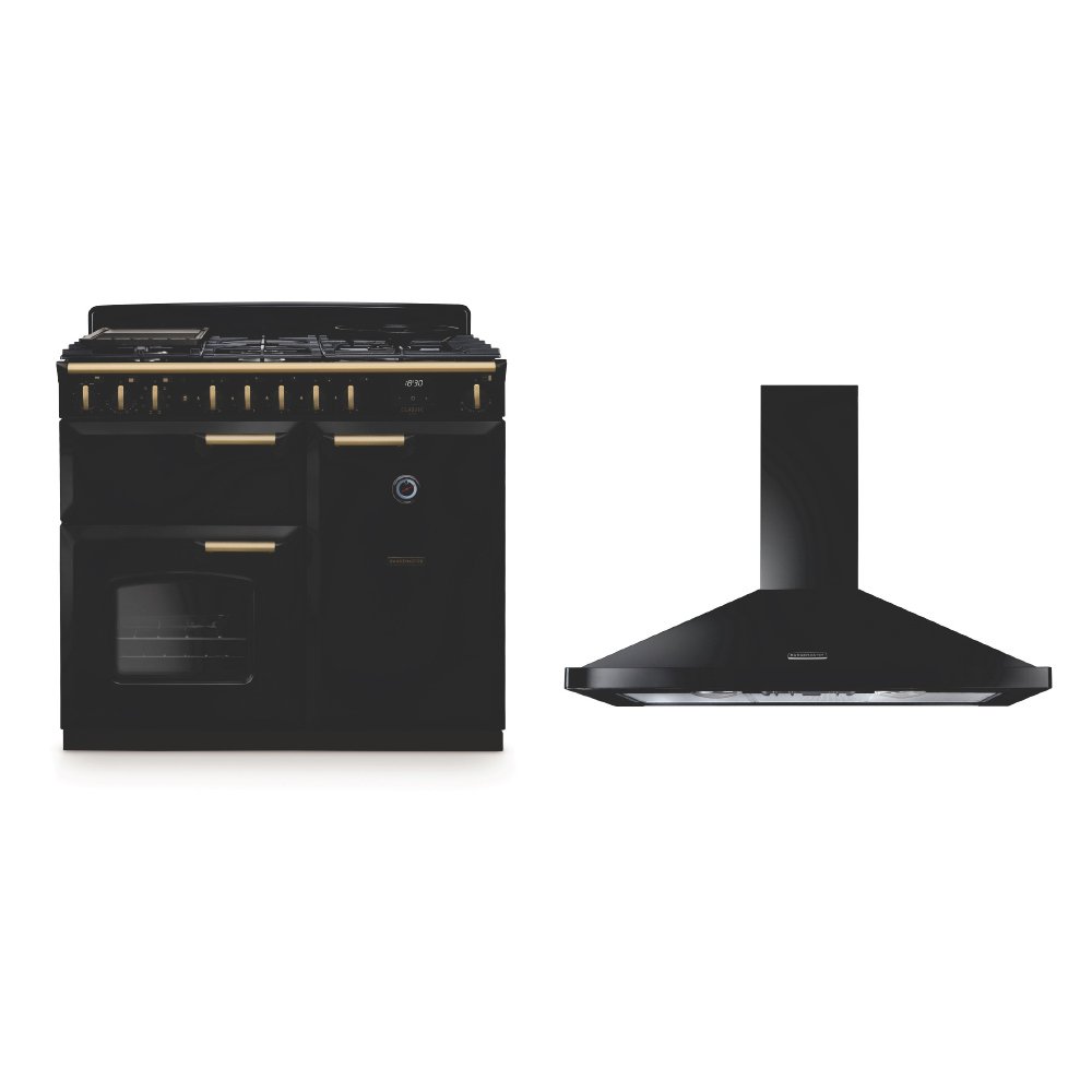 Rangemaster Classic Deluxe Dual Fuel Range Cooker & Hood Pack