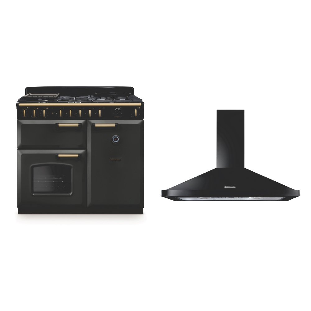 Rangemaster Classic Deluxe Dual Fuel Range Cooker & Hood Pack