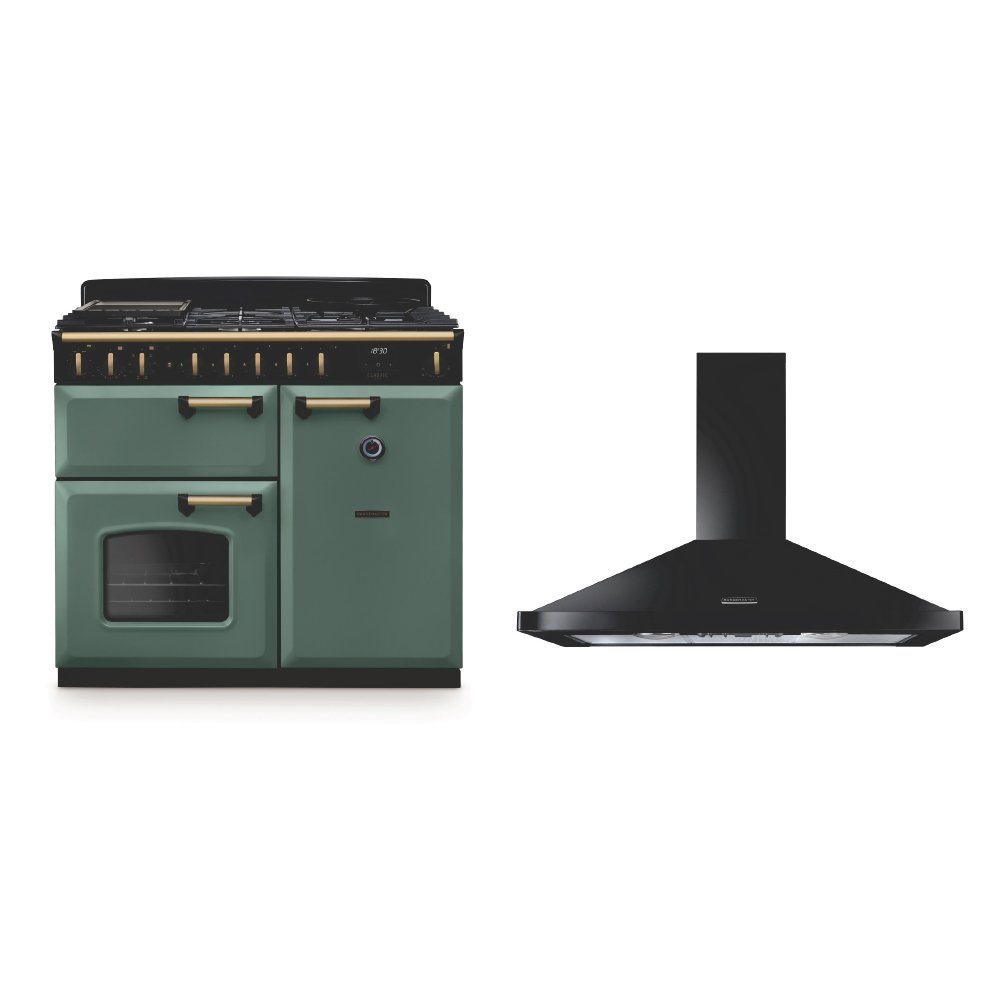 Rangemaster Classic Deluxe Dual Fuel Range Cooker & Hood Pack