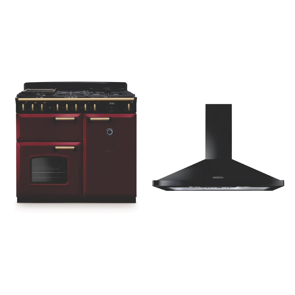 Rangemaster Classic Deluxe Dual Fuel Range Cooker & Hood Pack