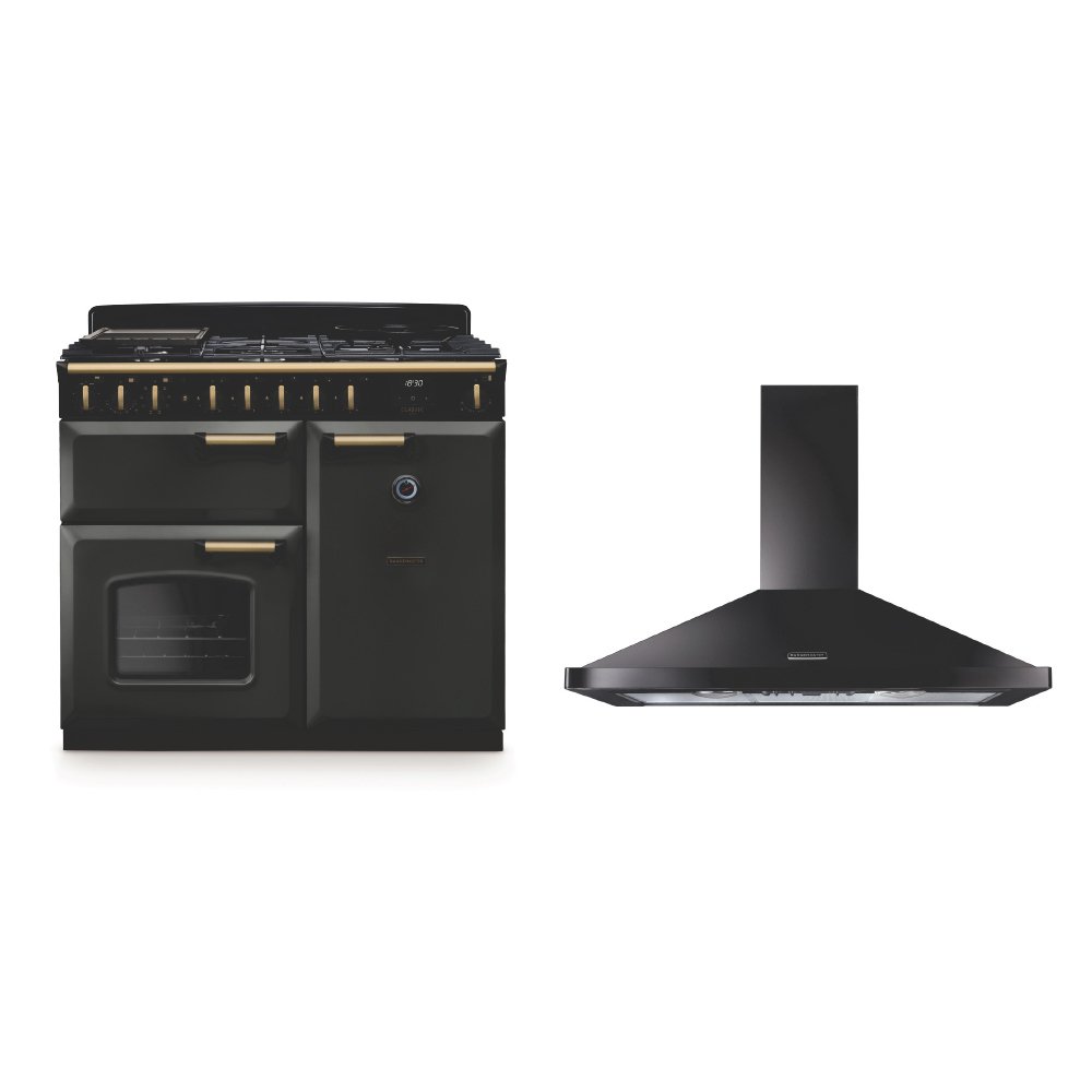Rangemaster Classic Deluxe Dual Fuel Range Cooker & Hood Pack